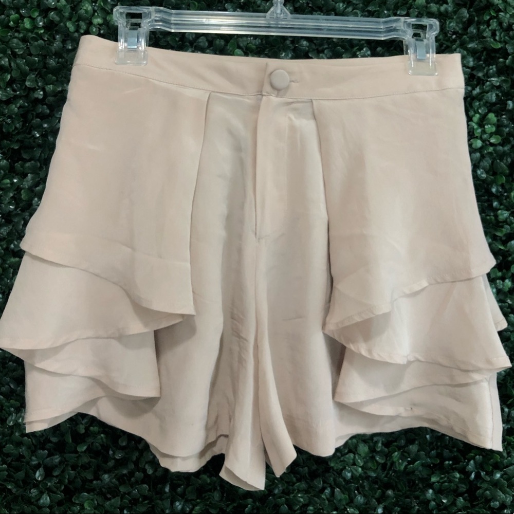 Satin High-Rise Shorts
